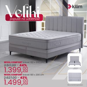WOOL COMFORT (krevet + madrac)
